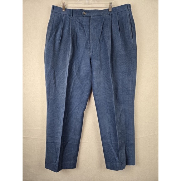 Hertling Other - Hertling‎ Mens Corduroy Pants Usa Hemmed Size 40 Cotton Blue